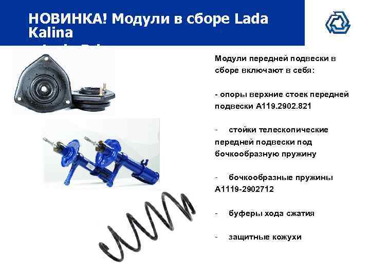НОВИНКА! Модули в сборе Lada Kalina и Lada Priora Модули передней подвески в сборе