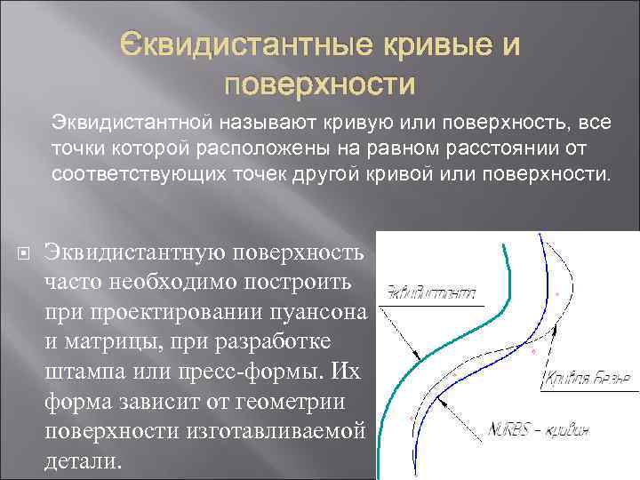 Расстояние кривой