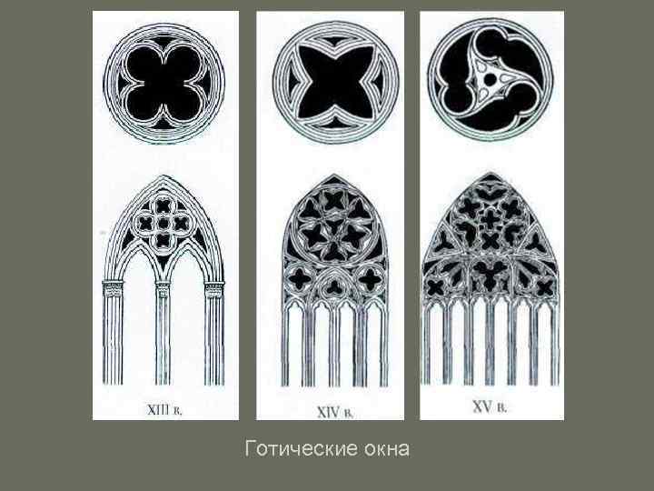 Готические окна 