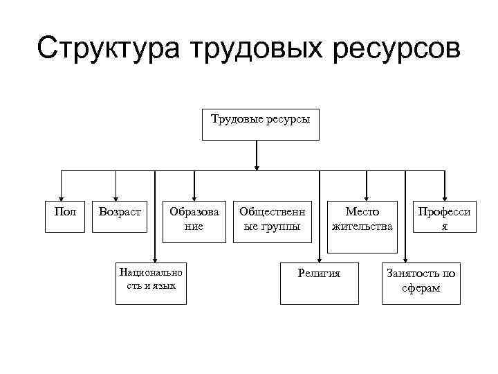 Наличие трудовых ресурсов