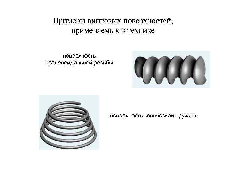 Коническая пружина чертеж