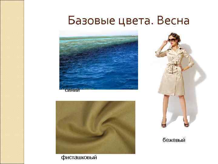 Базовые цвета. Весна синий бежевый фисташковый 