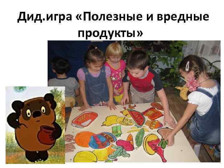  Дид. игра «Полезные и вредные продукты» 