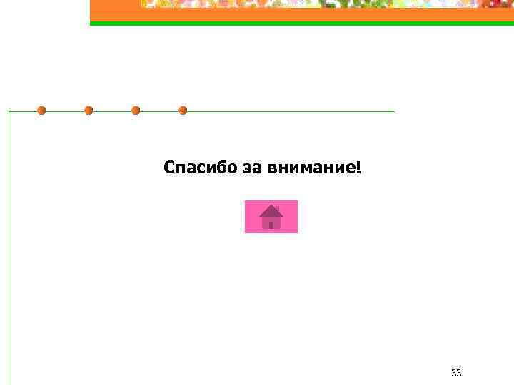 Спасибо за внимание! 33 