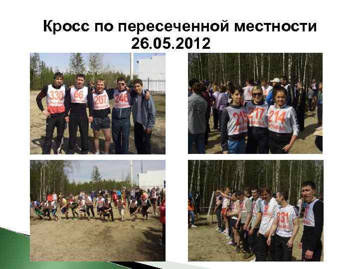 Кросс по пересеченной местности 26. 05. 2012 