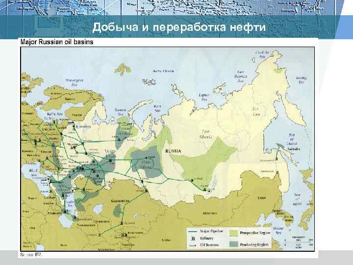Добыча и переработка нефти 