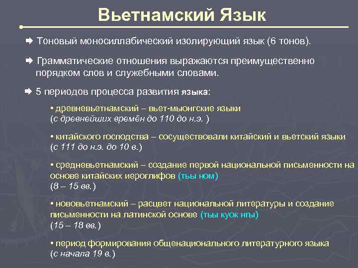 Вьетнамский язык