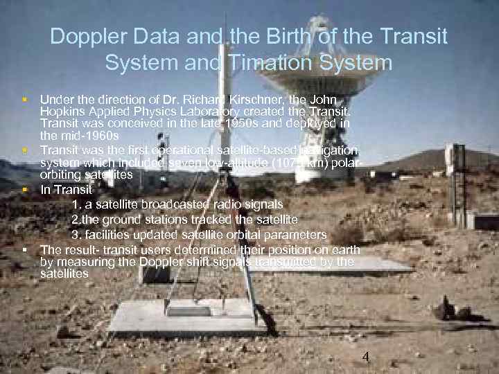 Doppler Data and the Birth of the Transit System and Timation System Under the