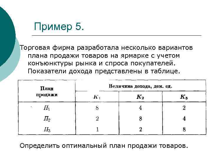 Ознакомьтесь с двумя вариантами плана