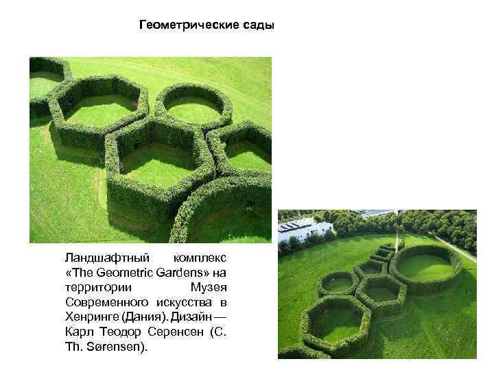 Геометрические сады Ландшафтный комплекс «The Geometric Gardens» на территории Музея Современного искусства в Хенринге