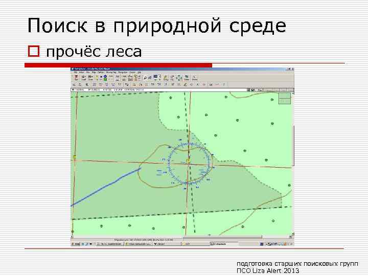 Поиск в природной среде o прочёс леса подготовка старших поисковых групп ПСО Liza Alert