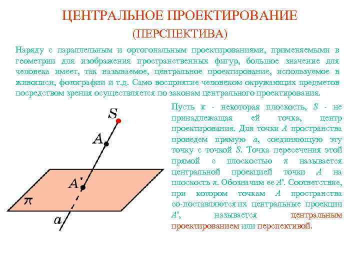 Изображение земной поверхности на плоскости метод ортогонального проектирования