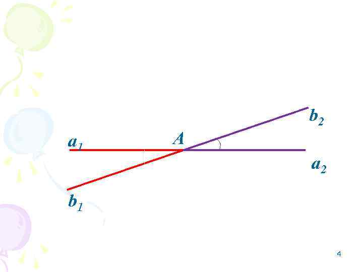а 1 A b 2 а 2 b 1 4 