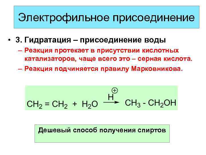 Механизмы реакций в органической химии