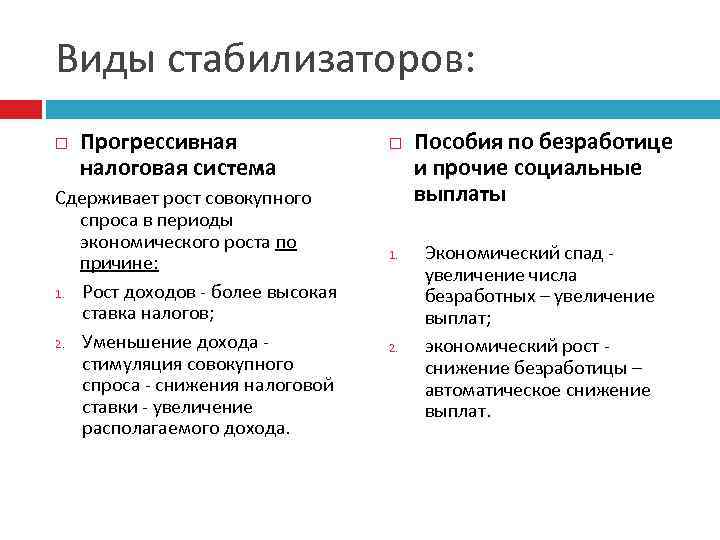 Фискальная политика план обществознание