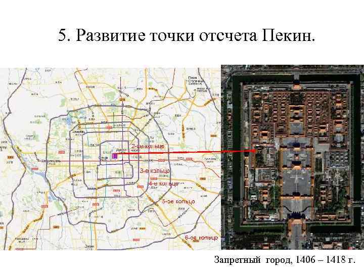 5. Развитие точки отсчета Пекин. Запретный город, 1406 – 1418 г. 