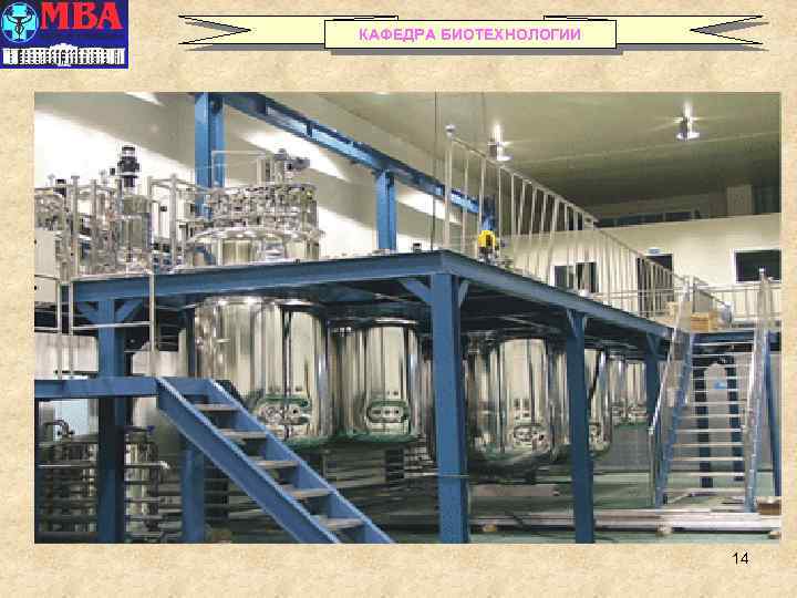 КАФЕДРА БИОТЕХНОЛОГИИ 14 