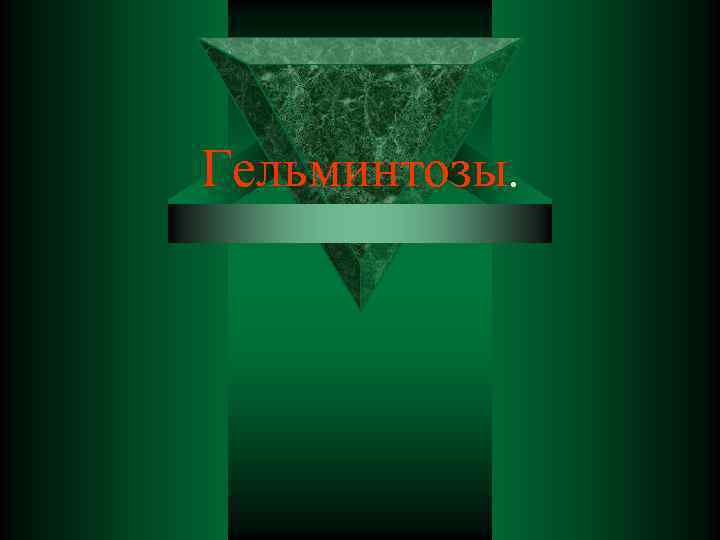 Гельминтозы. 