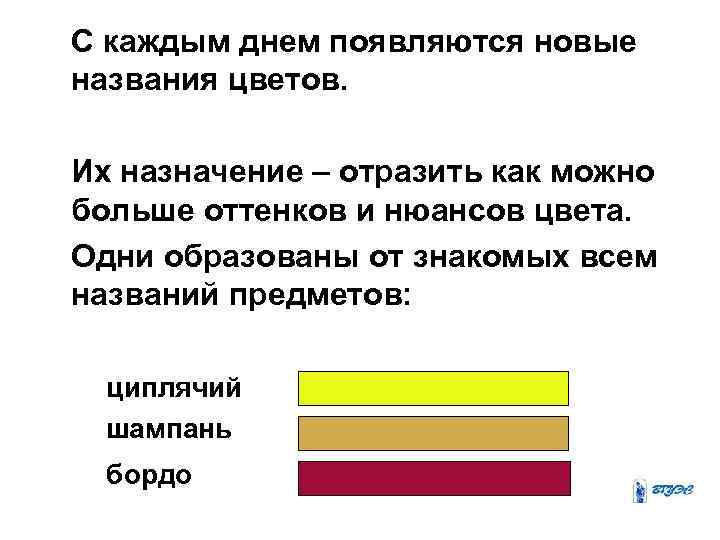 С каждым днем появляются новые названия цветов. Их назначение – отразить как можно больше