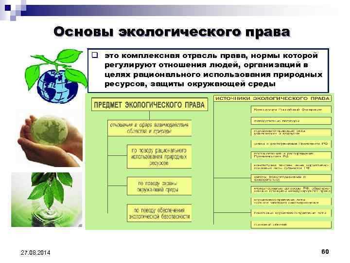 Основы экологического права рк презентация