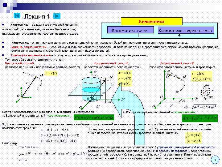 Кинематика ответы