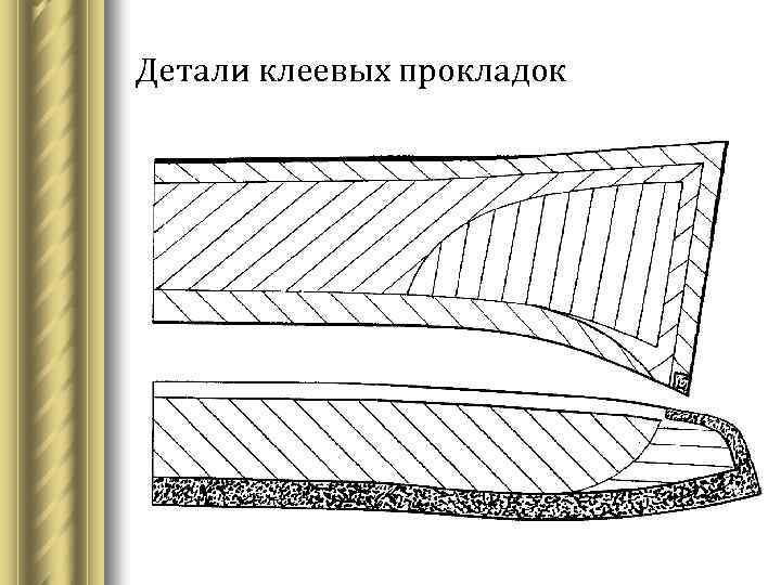 Детали клеевых прокладок 