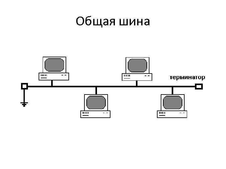 Схема общей шины