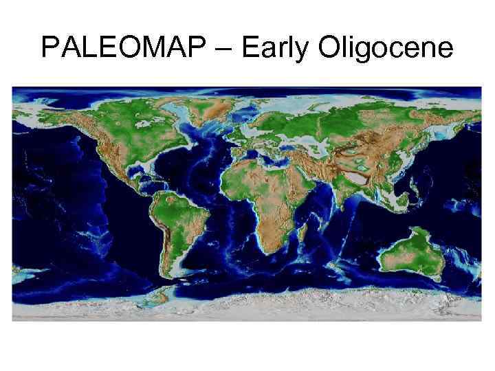 PALEOMAP – Early Oligocene 