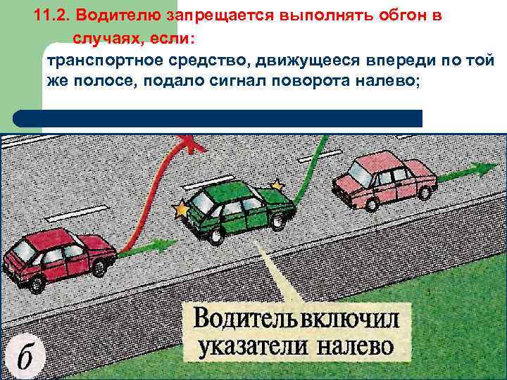 Пределы правой полосы. Водителю запрещается выполнять обгон. Обгон транспортного средства. Запрещается обгон транспортного средства. Правила обгона ТС.