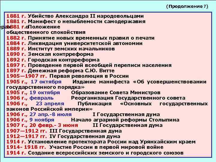 Основные законы российской империи 1906 г презентация