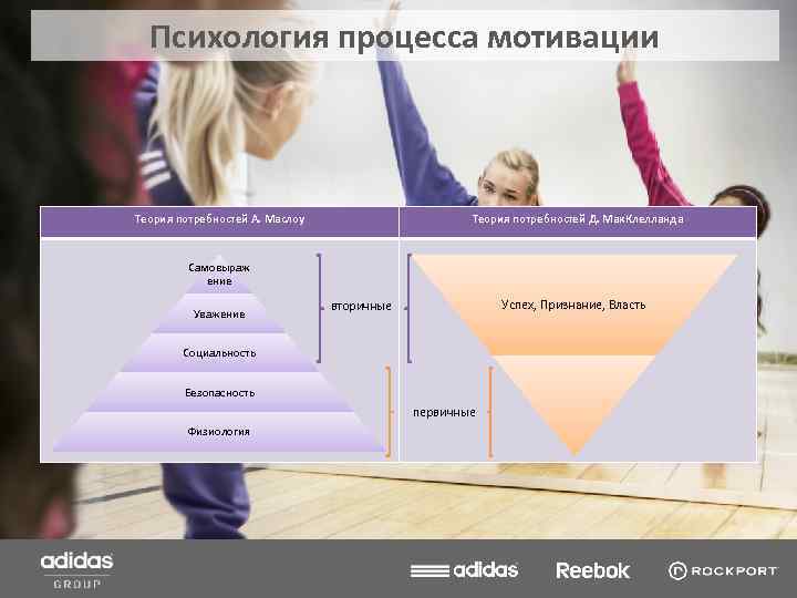 Психология процесса мотивации Теория потребностей А. Маслоу Теория потребностей Д. Мак. Клелланда Самовыраж ение