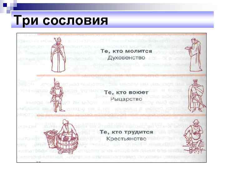 Три сословия 