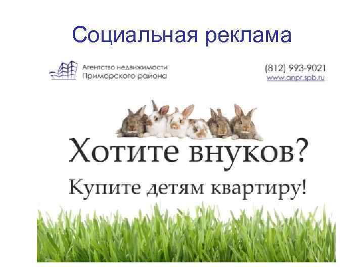 Социальная реклама 