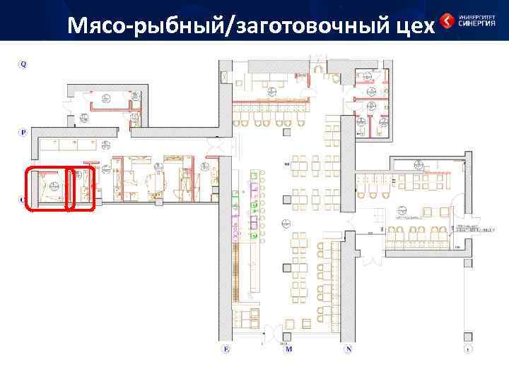 Мясо-рыбный/заготовочный цех 