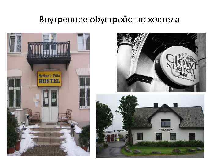 Внутреннее обустройство хостела 