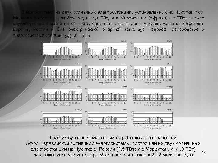 Энергосистема из двух солнечных электростанций, установленных на Чукотке, пос. Марково (64° 40' с. ш.