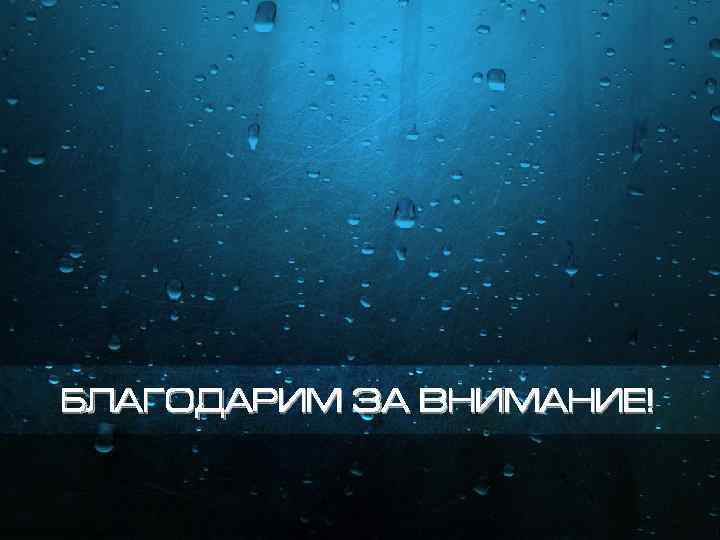 БЛАГОДАРИМ ЗА ВНИМАНИЕ! 