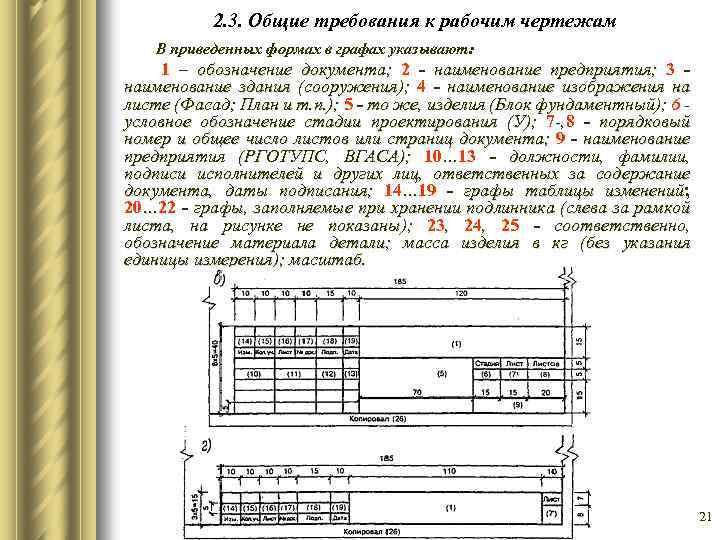 В правом верхнем углу фрагмента рабочего чертежа детали указано обозначение