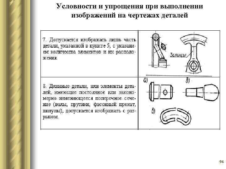 Сборочный чертеж выносной элемент