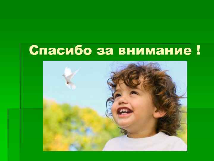 Спасибо за внимание ! 