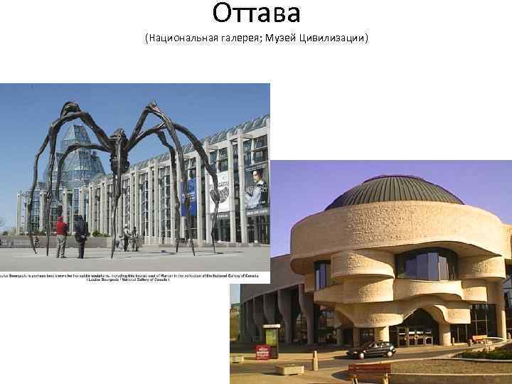 Оттава (Национальная галерея; Музей Цивилизации) 
