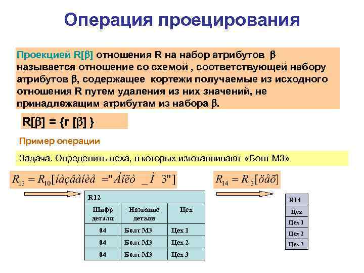 Операция формирования