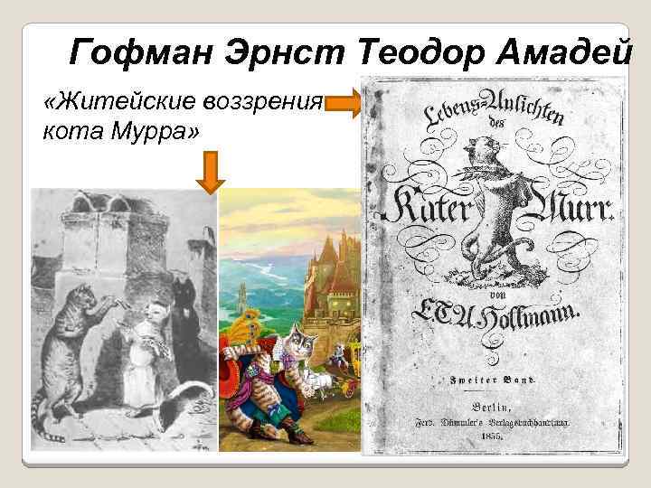 Гофман Эрнст Теодор Амадей «Житейские воззрения кота Мурра» 