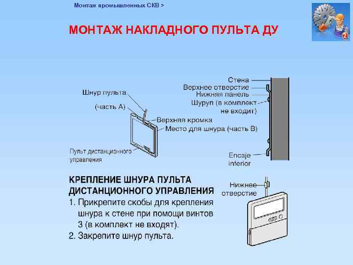 Монтаж промышленных СКВ > МОНТАЖ НАКЛАДНОГО ПУЛЬТА ДУ 
