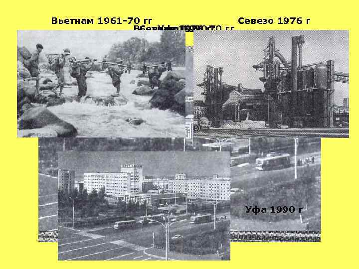 Вьетнам 1961 -70 гг Севезо 1976 г Вьетнам 1976 гг гг Севезо 1961 -70