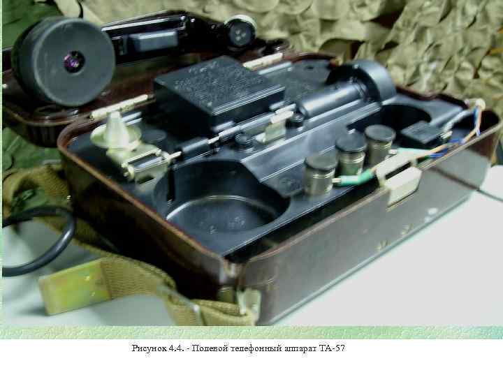 Рисунок 4. 4. Полевой телефонный аппарат ТА 57 