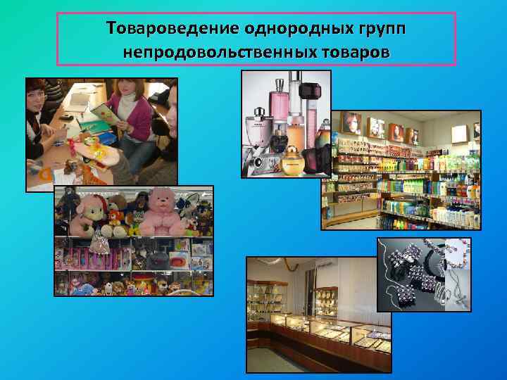 Товароведение однородных групп непродовольственных товаров 