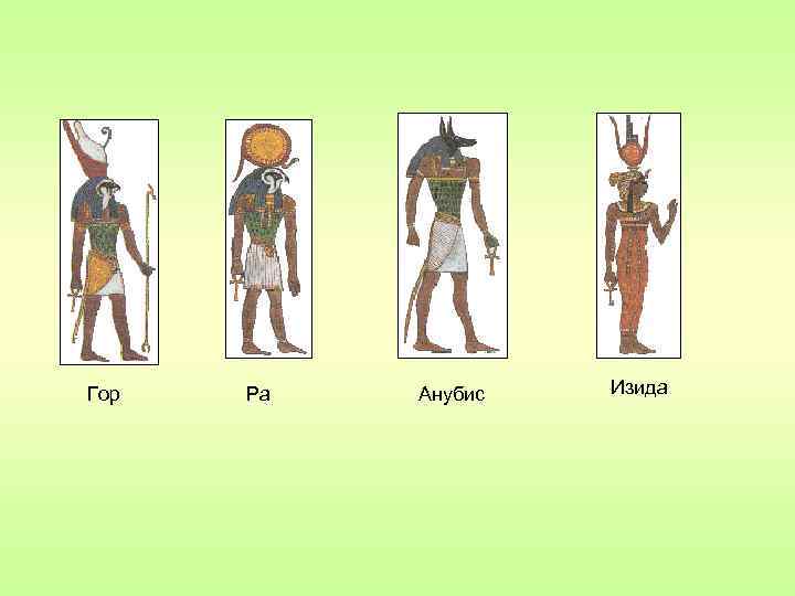 Гор Ра Анубис Изида 