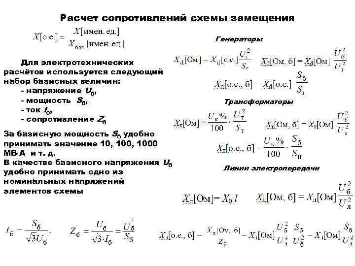 Сопротивление генератора