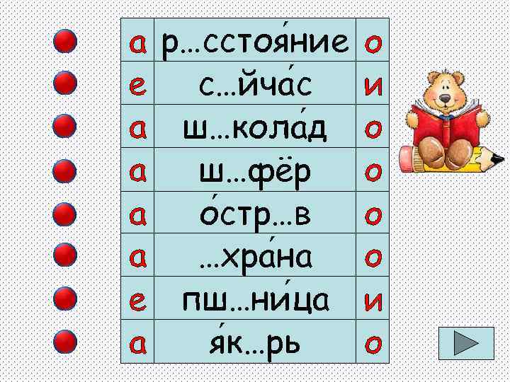 р…сстоя ние с…йча с ш…кола д ш…фёр о стр…в …хра на пш…ни ца я